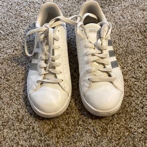 adidas silver stripe shoes